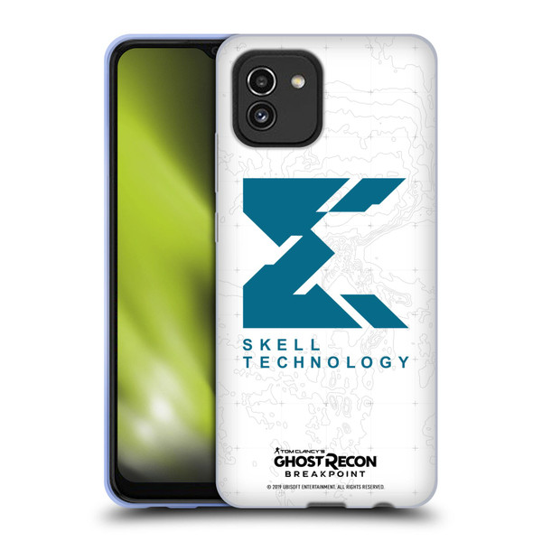Tom Clancy's Ghost Recon Breakpoint Graphics Skell Technology Logo Soft Gel Case for Samsung Galaxy A03 (2021)