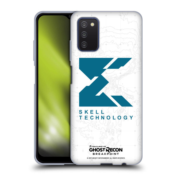 Tom Clancy's Ghost Recon Breakpoint Graphics Skell Technology Logo Soft Gel Case for Samsung Galaxy A03s (2021)