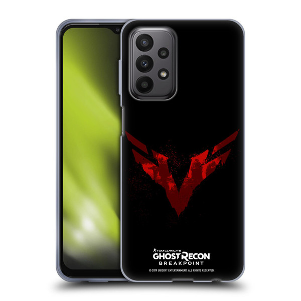 Tom Clancy's Ghost Recon Breakpoint Graphics Wolves Logo Soft Gel Case for Samsung Galaxy A23 / 5G (2022)