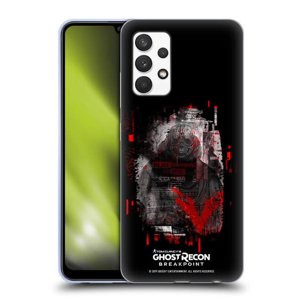 Tom Clancy's Ghost Recon Breakpoint Graphics Wolves Soft Gel Case for Samsung Galaxy A32 (2021)