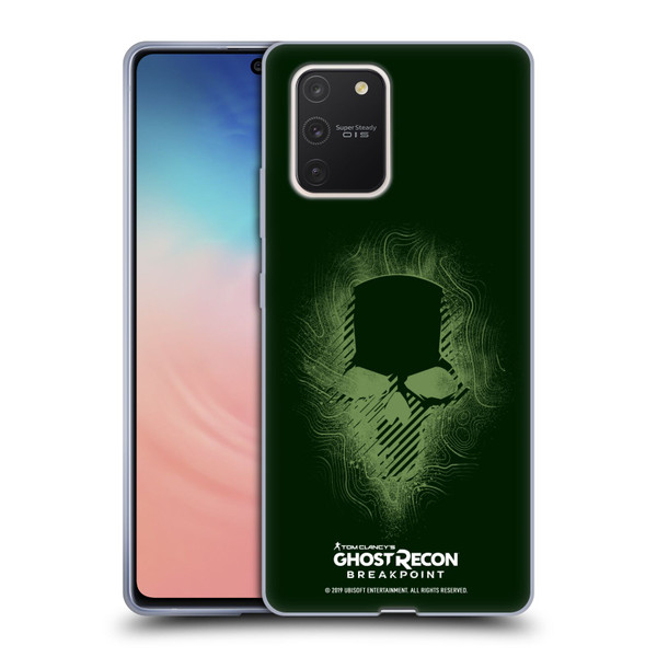 Tom Clancy's Ghost Recon Breakpoint Graphics Ghosts Logo Soft Gel Case for Samsung Galaxy S10 Lite