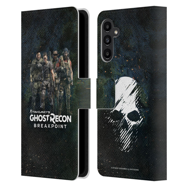 Tom Clancy's Ghost Recon Breakpoint Character Art The Ghosts Leather Book Wallet Case Cover For Samsung Galaxy A13 5G (2021)