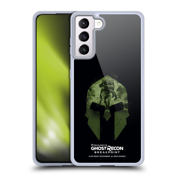 Tom Clancy's Ghost Recon Breakpoint Graphics Nomad Logo Soft Gel Case for Samsung Galaxy S21+ 5G