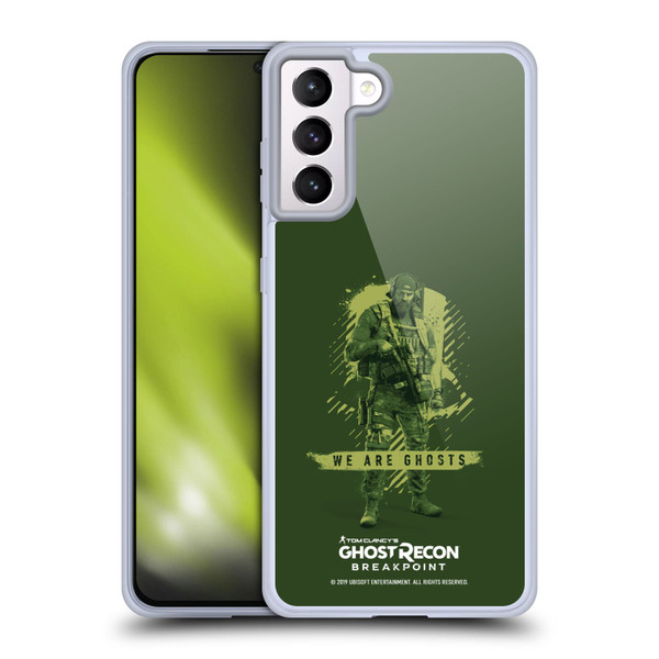 Tom Clancy's Ghost Recon Breakpoint Graphics We Are Ghosts Soft Gel Case for Samsung Galaxy S21+ 5G
