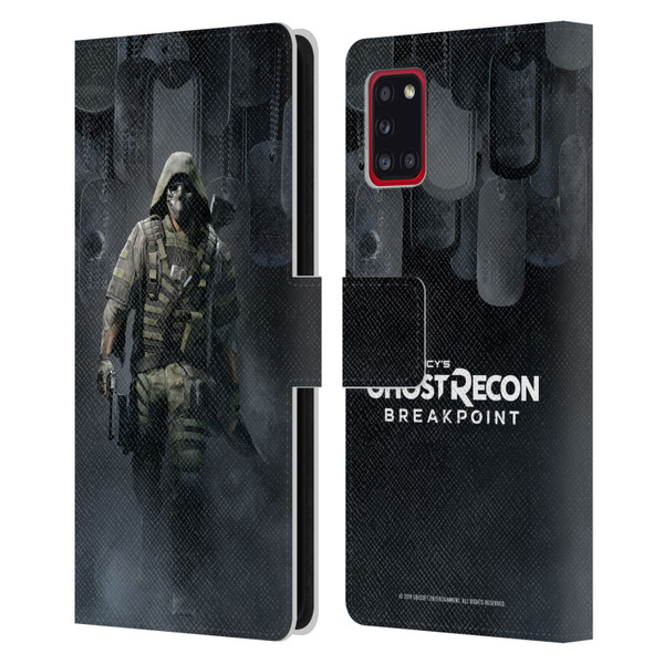 Tom Clancy's Ghost Recon Breakpoint Character Art Walker Poster Leather Book Wallet Case Cover For Samsung Galaxy A31 (2020)