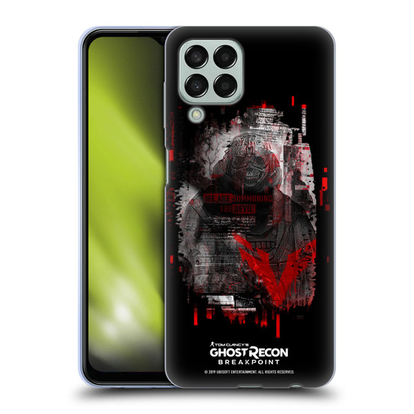 Tom Clancy's Ghost Recon Breakpoint Graphics Wolves Soft Gel Case for Samsung Galaxy M33 (2022)