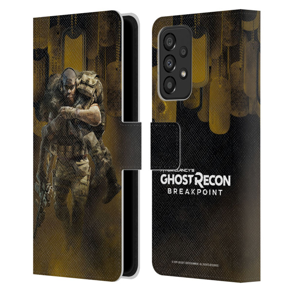 Tom Clancy's Ghost Recon Breakpoint Character Art Nomad Poster Leather Book Wallet Case Cover For Samsung Galaxy A33 5G (2022)