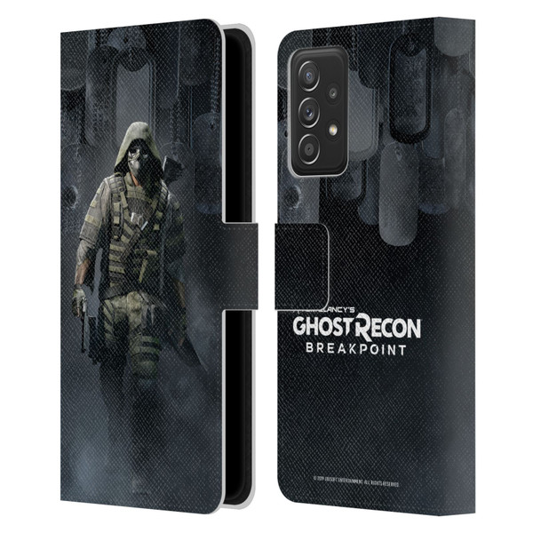 Tom Clancy's Ghost Recon Breakpoint Character Art Walker Poster Leather Book Wallet Case Cover For Samsung Galaxy A52 / A52s / 5G (2021)