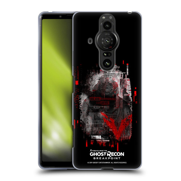 Tom Clancy's Ghost Recon Breakpoint Graphics Wolves Soft Gel Case for Sony Xperia Pro-I