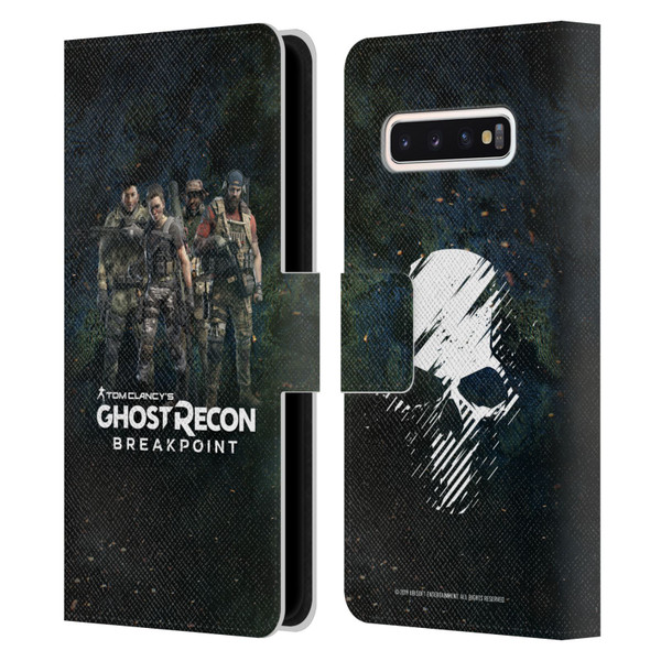 Tom Clancy's Ghost Recon Breakpoint Character Art The Ghosts Leather Book Wallet Case Cover For Samsung Galaxy S10