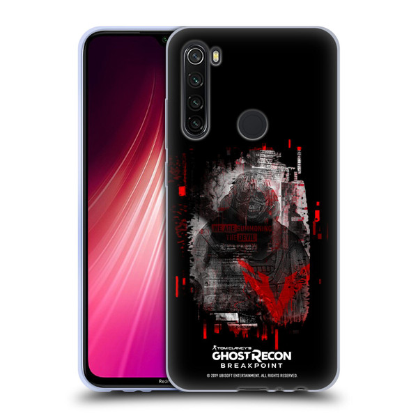 Tom Clancy's Ghost Recon Breakpoint Graphics Wolves Soft Gel Case for Xiaomi Redmi Note 8T