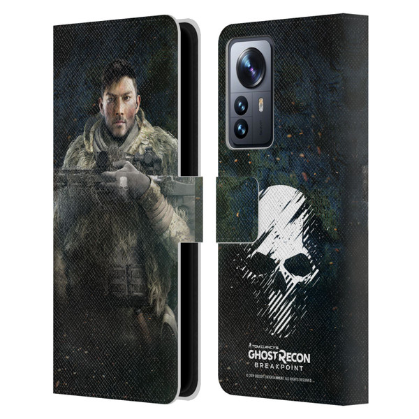 Tom Clancy's Ghost Recon Breakpoint Character Art Vasily Leather Book Wallet Case Cover For Xiaomi 12 Pro