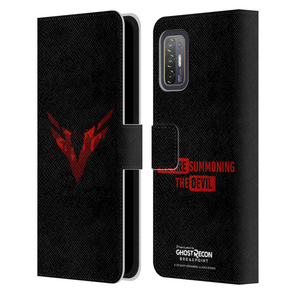 Tom Clancy's Ghost Recon Breakpoint Graphics Wolves Logo Leather Book Wallet Case Cover For HTC Desire 21 Pro 5G