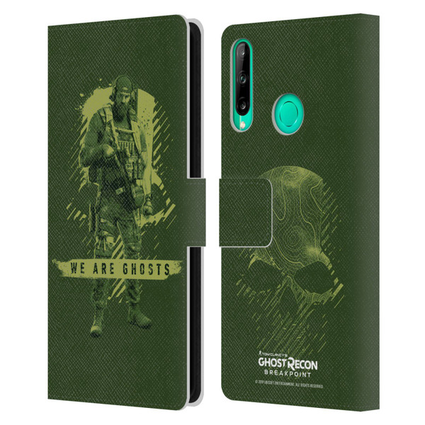 Tom Clancy's Ghost Recon Breakpoint Graphics We Are Ghosts Leather Book Wallet Case Cover For Huawei P40 lite E