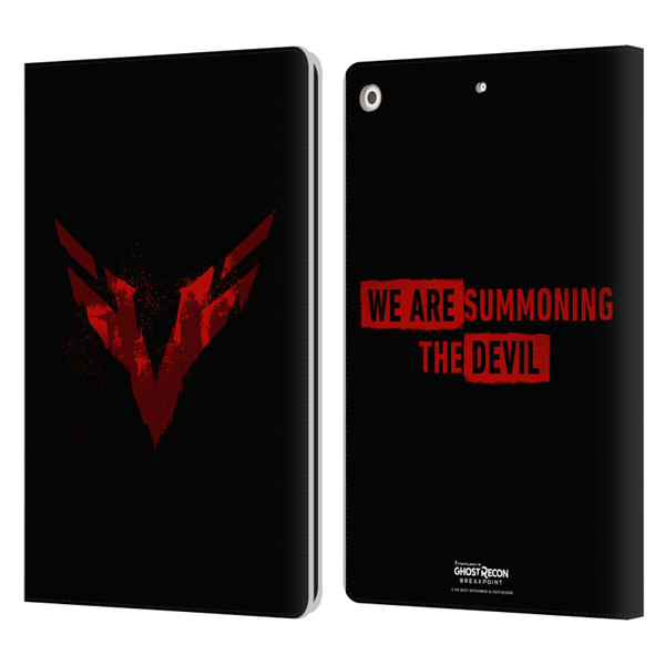 Tom Clancy's Ghost Recon Breakpoint Graphics Wolves Logo Leather Book Wallet Case Cover For Apple iPad 10.2 2019/2020/2021