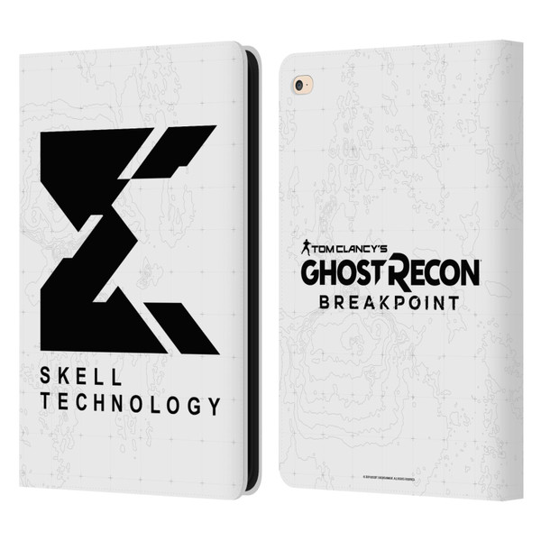 Tom Clancy's Ghost Recon Breakpoint Graphics Skell Technology Logo Leather Book Wallet Case Cover For Apple iPad Air 2 (2014)