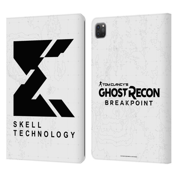 Tom Clancy's Ghost Recon Breakpoint Graphics Skell Technology Logo Leather Book Wallet Case Cover For Apple iPad Pro 11 2020 / 2021 / 2022