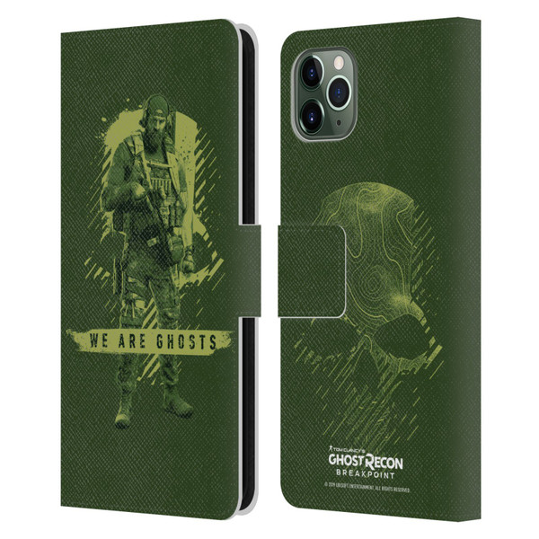 Tom Clancy's Ghost Recon Breakpoint Graphics We Are Ghosts Leather Book Wallet Case Cover For Apple iPhone 11 Pro Max