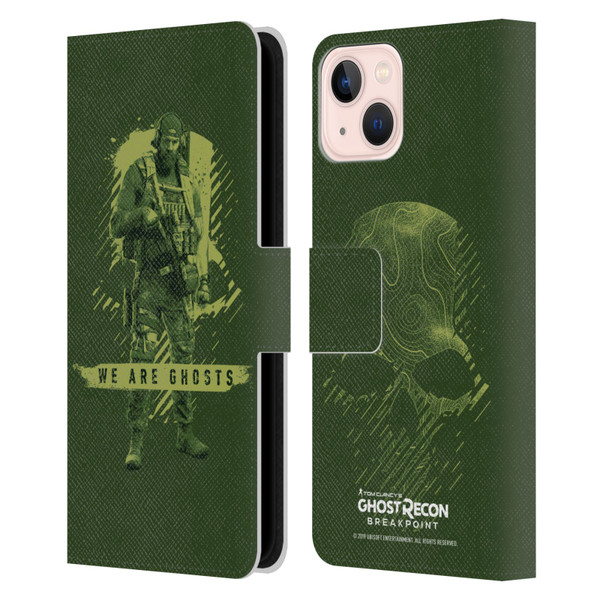 Tom Clancy's Ghost Recon Breakpoint Graphics We Are Ghosts Leather Book Wallet Case Cover For Apple iPhone 13
