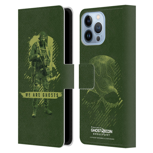 Tom Clancy's Ghost Recon Breakpoint Graphics We Are Ghosts Leather Book Wallet Case Cover For Apple iPhone 13 Pro Max