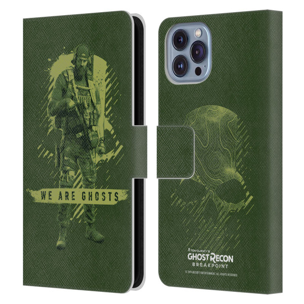 Tom Clancy's Ghost Recon Breakpoint Graphics We Are Ghosts Leather Book Wallet Case Cover For Apple iPhone 14