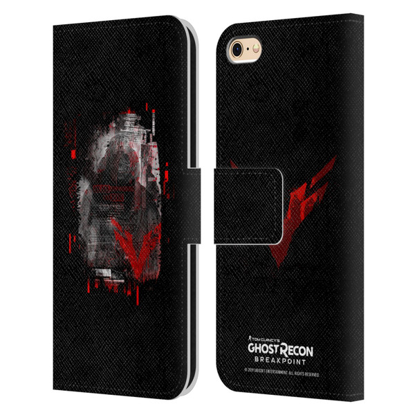 Tom Clancy's Ghost Recon Breakpoint Graphics Wolves Leather Book Wallet Case Cover For Apple iPhone 6 / iPhone 6s