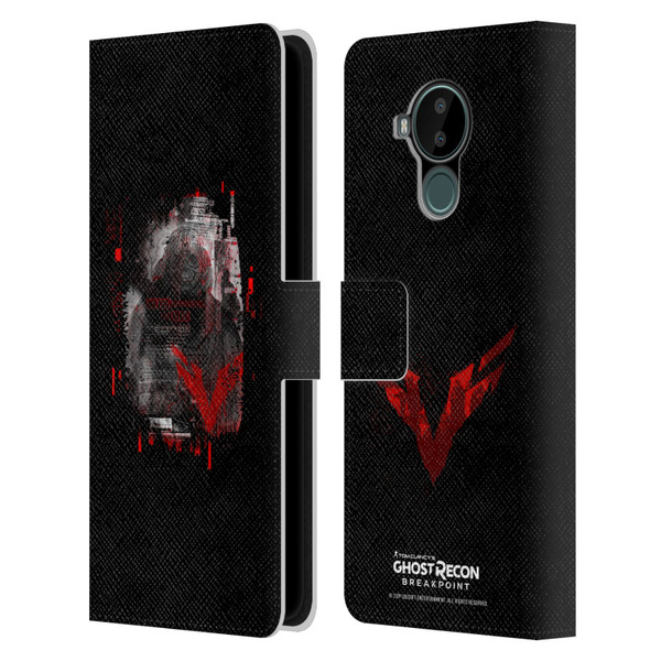 Tom Clancy's Ghost Recon Breakpoint Graphics Wolves Leather Book Wallet Case Cover For Nokia C30