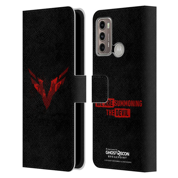 Tom Clancy's Ghost Recon Breakpoint Graphics Wolves Logo Leather Book Wallet Case Cover For Motorola Moto G60 / Moto G40 Fusion