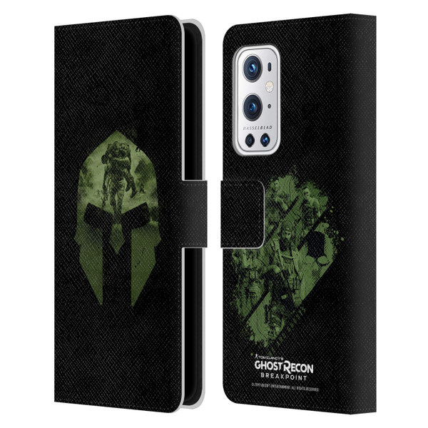 Tom Clancy's Ghost Recon Breakpoint Graphics Nomad Logo Leather Book Wallet Case Cover For OnePlus 9 Pro