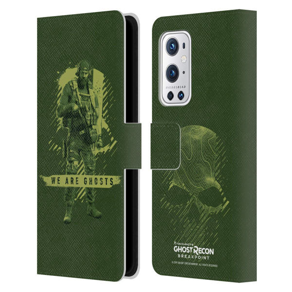 Tom Clancy's Ghost Recon Breakpoint Graphics We Are Ghosts Leather Book Wallet Case Cover For OnePlus 9 Pro