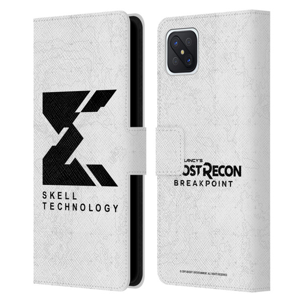 Tom Clancy's Ghost Recon Breakpoint Graphics Skell Technology Logo Leather Book Wallet Case Cover For OPPO Reno4 Z 5G