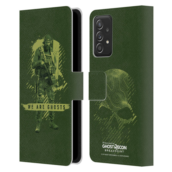Tom Clancy's Ghost Recon Breakpoint Graphics We Are Ghosts Leather Book Wallet Case Cover For Samsung Galaxy A52 / A52s / 5G (2021)