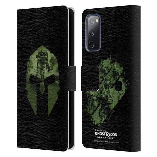 Tom Clancy's Ghost Recon Breakpoint Graphics Nomad Logo Leather Book Wallet Case Cover For Samsung Galaxy S20 FE / 5G
