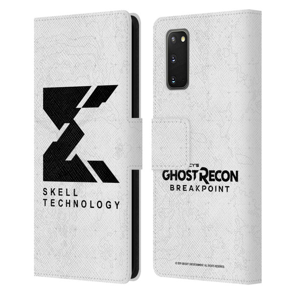 Tom Clancy's Ghost Recon Breakpoint Graphics Skell Technology Logo Leather Book Wallet Case Cover For Samsung Galaxy S20 / S20 5G
