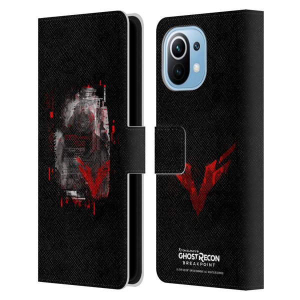 Tom Clancy's Ghost Recon Breakpoint Graphics Wolves Leather Book Wallet Case Cover For Xiaomi Mi 11