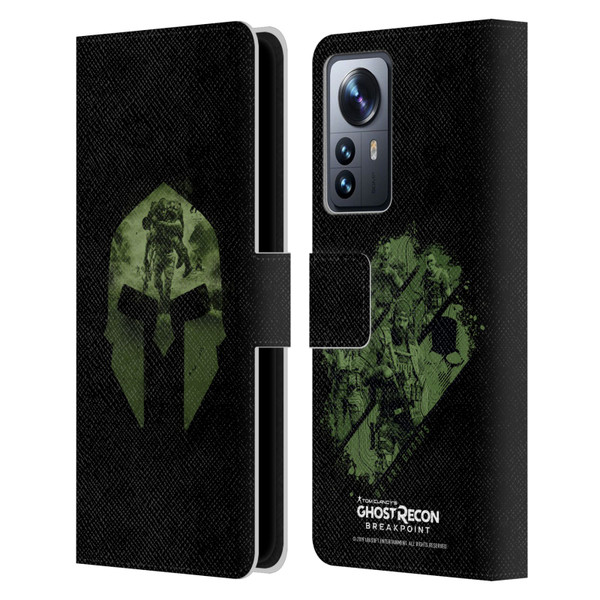 Tom Clancy's Ghost Recon Breakpoint Graphics Nomad Logo Leather Book Wallet Case Cover For Xiaomi 12 Pro