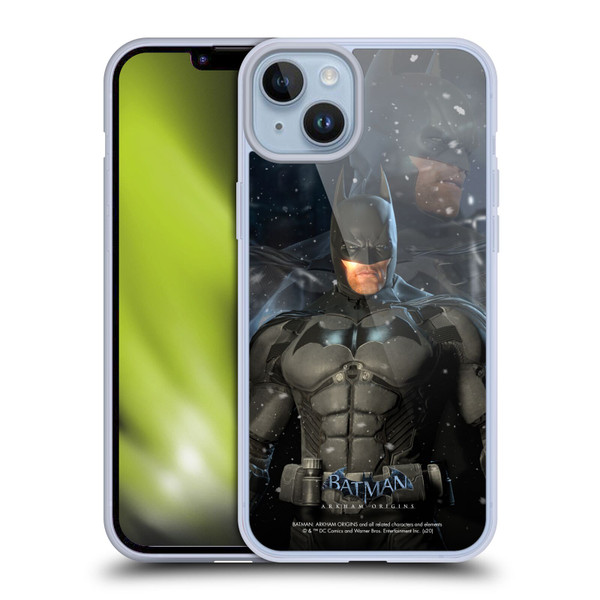 Batman Arkham Origins Characters Batman Soft Gel Case for Apple iPhone 14 Plus