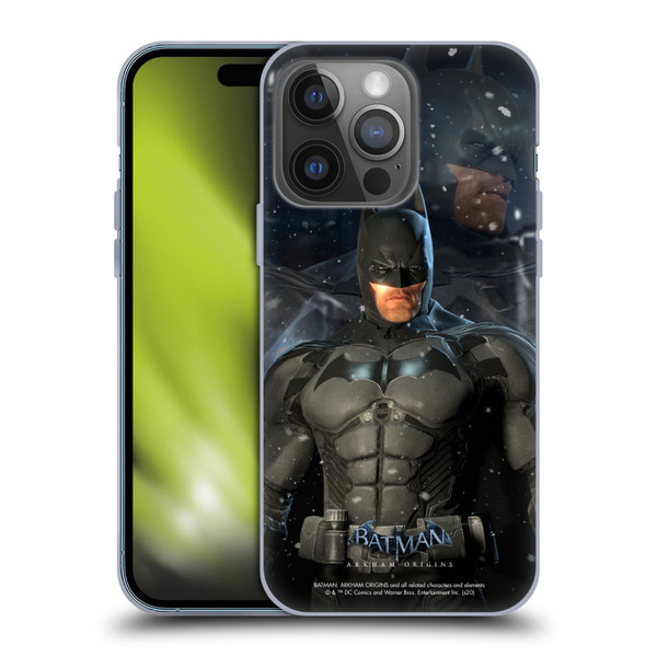 Batman Arkham Origins Characters Batman Soft Gel Case for Apple iPhone 14 Pro