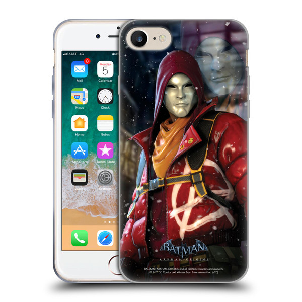 Batman Arkham Origins Characters Anarky Soft Gel Case for Apple iPhone 7 / 8 / SE 2020 & 2022