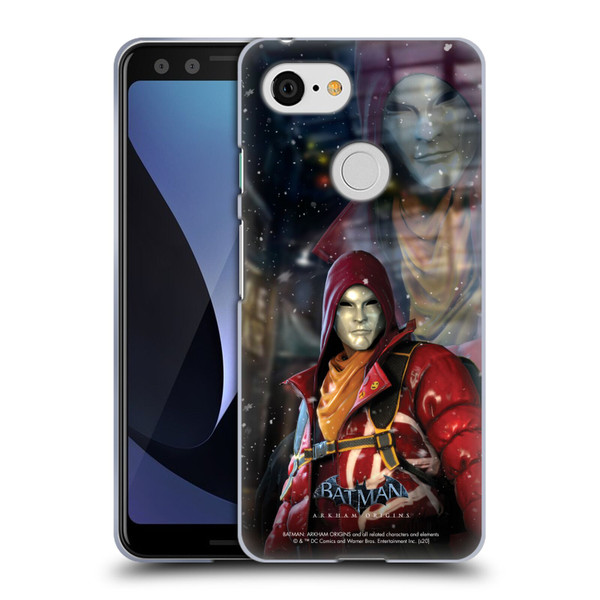 Batman Arkham Origins Characters Anarky Soft Gel Case for Google Pixel 3