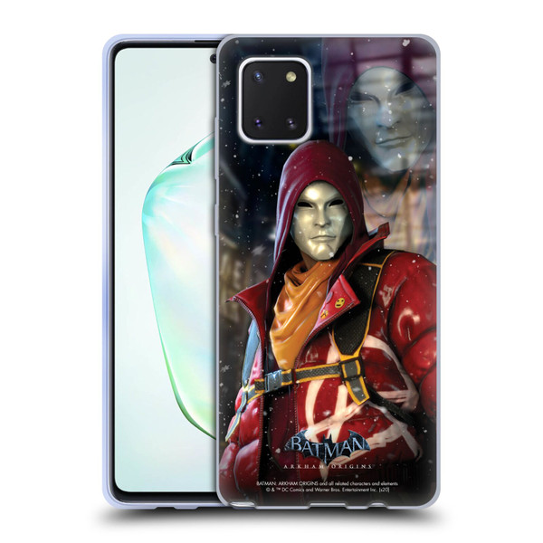 Batman Arkham Origins Characters Anarky Soft Gel Case for Samsung Galaxy Note10 Lite