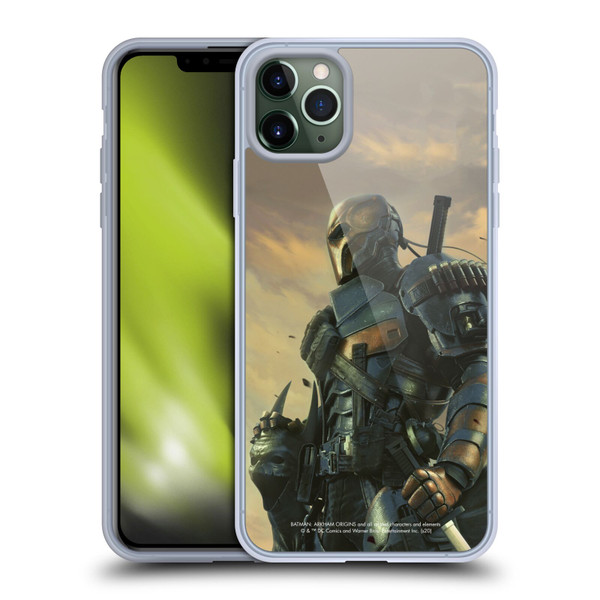 Batman Arkham Origins Key Art Deathstroke 2 Soft Gel Case for Apple iPhone 11 Pro Max