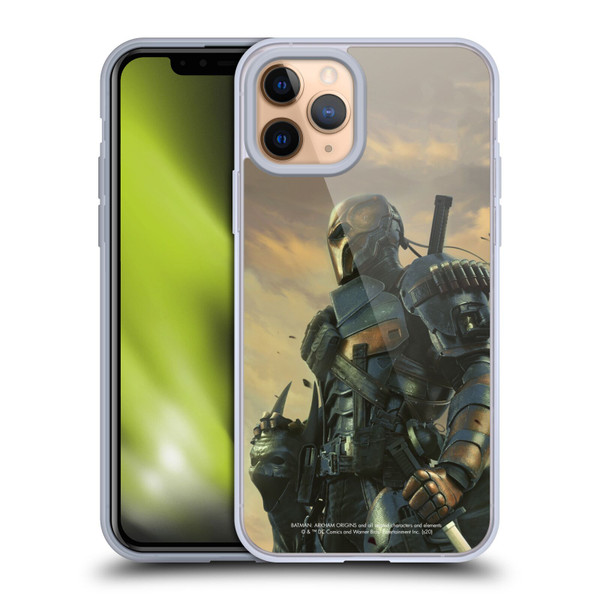 Batman Arkham Origins Key Art Deathstroke 2 Soft Gel Case for Apple iPhone 11 Pro & MagSafe