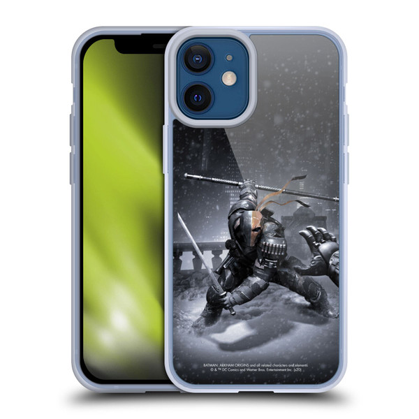 Batman Arkham Origins Key Art Deathstroke Soft Gel Case for Apple iPhone 12 Mini & MagSafe