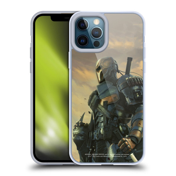 Batman Arkham Origins Key Art Deathstroke 2 Soft Gel Case for Apple iPhone 12 Pro Max