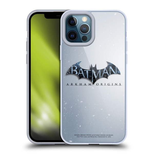 Batman Arkham Origins Key Art Logo Soft Gel Case for Apple iPhone 12 Pro Max & MagSafe