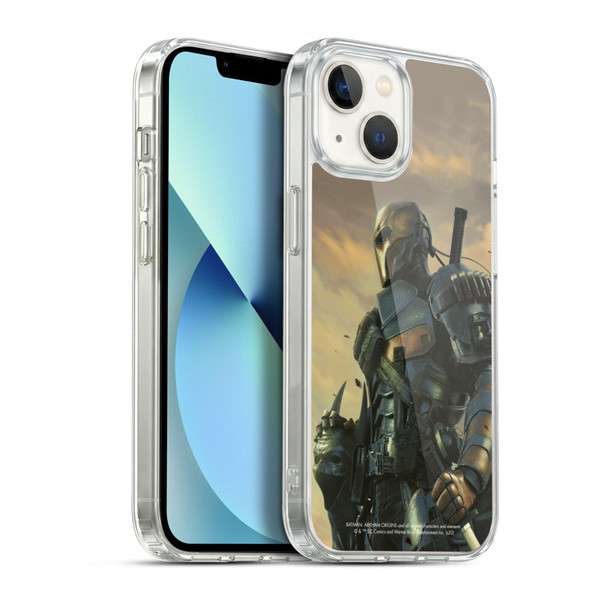 Batman Arkham Origins Key Art Deathstroke 2 Soft Gel Case for Apple iPhone 13