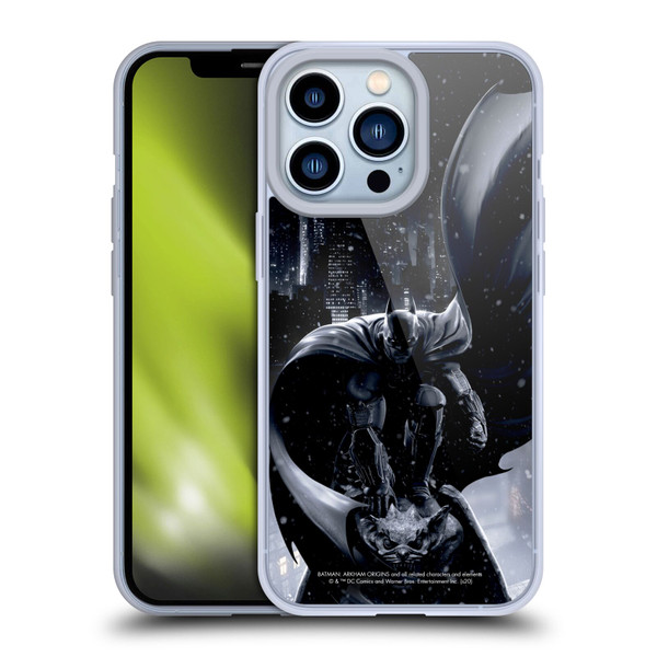 Batman Arkham Origins Key Art Batman Soft Gel Case for Apple iPhone 13 Pro