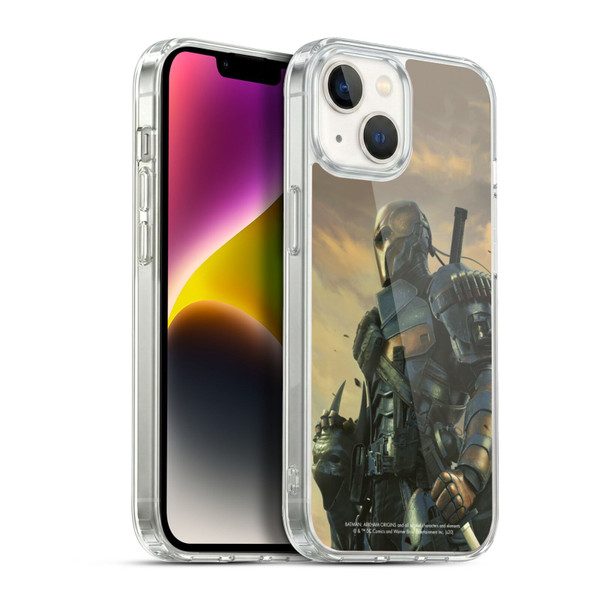 Batman Arkham Origins Key Art Deathstroke 2 Soft Gel Case for Apple iPhone 14