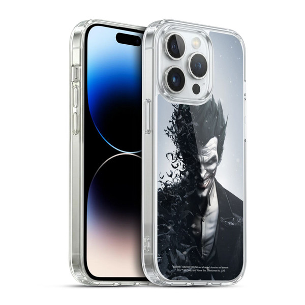 Batman Arkham Origins Key Art Joker Soft Gel Case for Apple iPhone 14 Pro & MagSafe